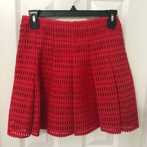 Sandro Neoprene Skater Skirt, Size 1